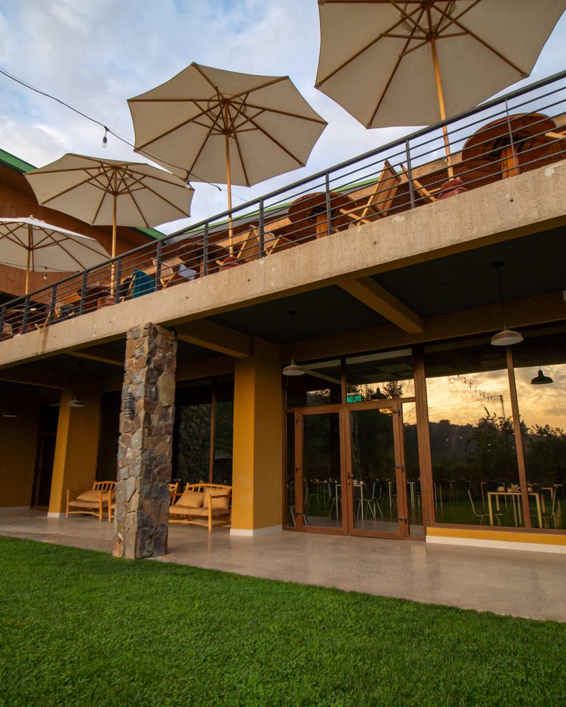 Centro de eventos corporativos de Olmué Natura al atardecer