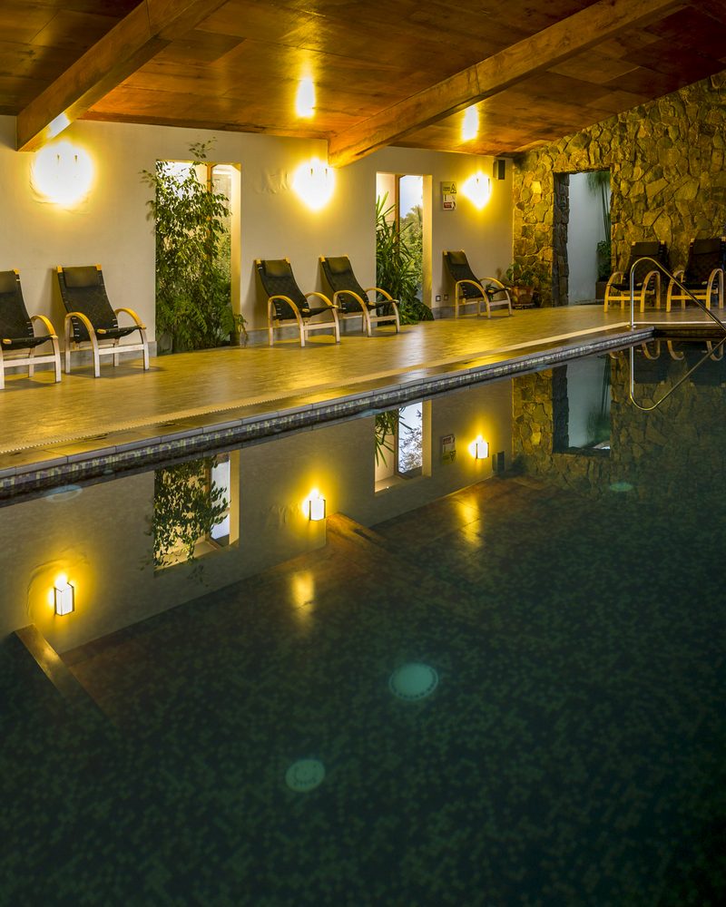Piscina temperada del spa de Olmué Natura