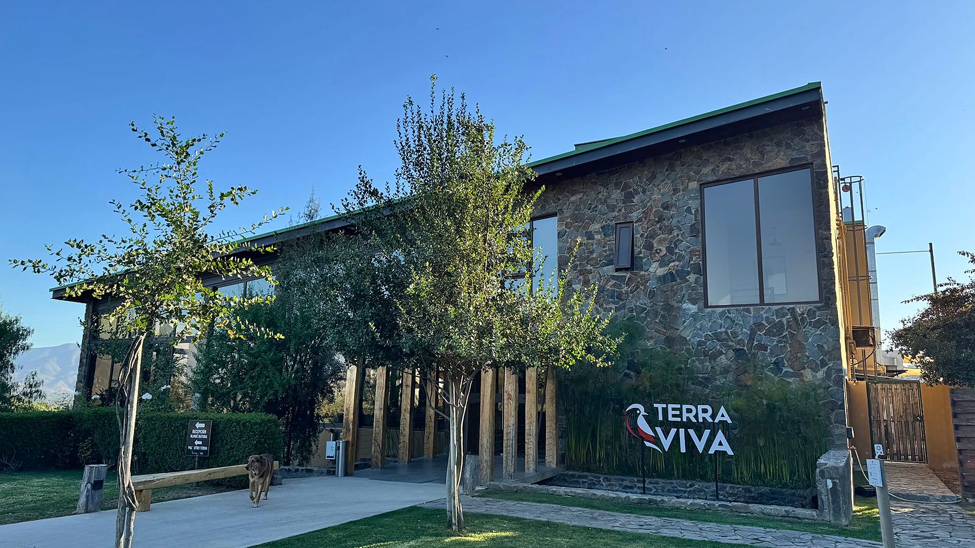 Terra Viva, el centro de eventos de Olmué Natura para grupos y empresas, rodeado de áreas verdes en el Valle de Olmué