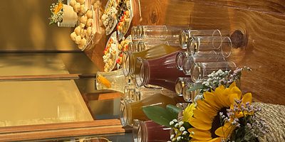 Estación de bebidas para eventos corporativos en Olmué Natura